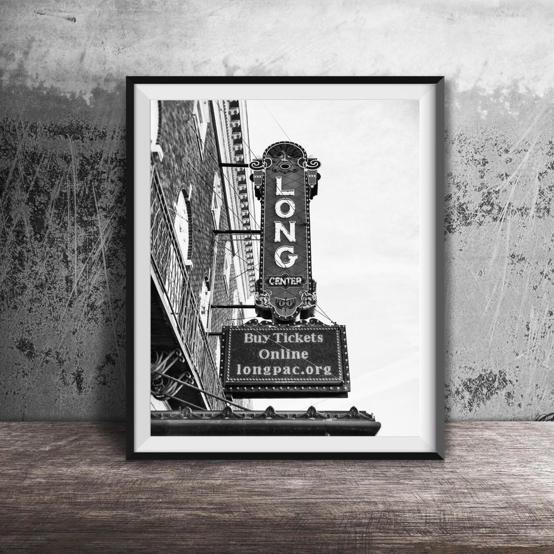 Long Center Performing Arts Theater Blade Sign Marquee Photo Poster - Image 2