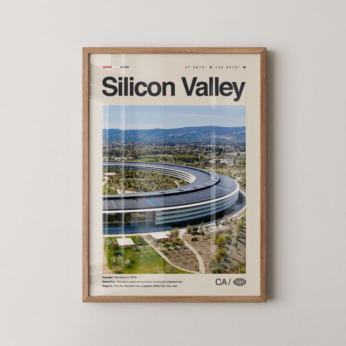 Silicon Valley Print Wall Art Poster Photo