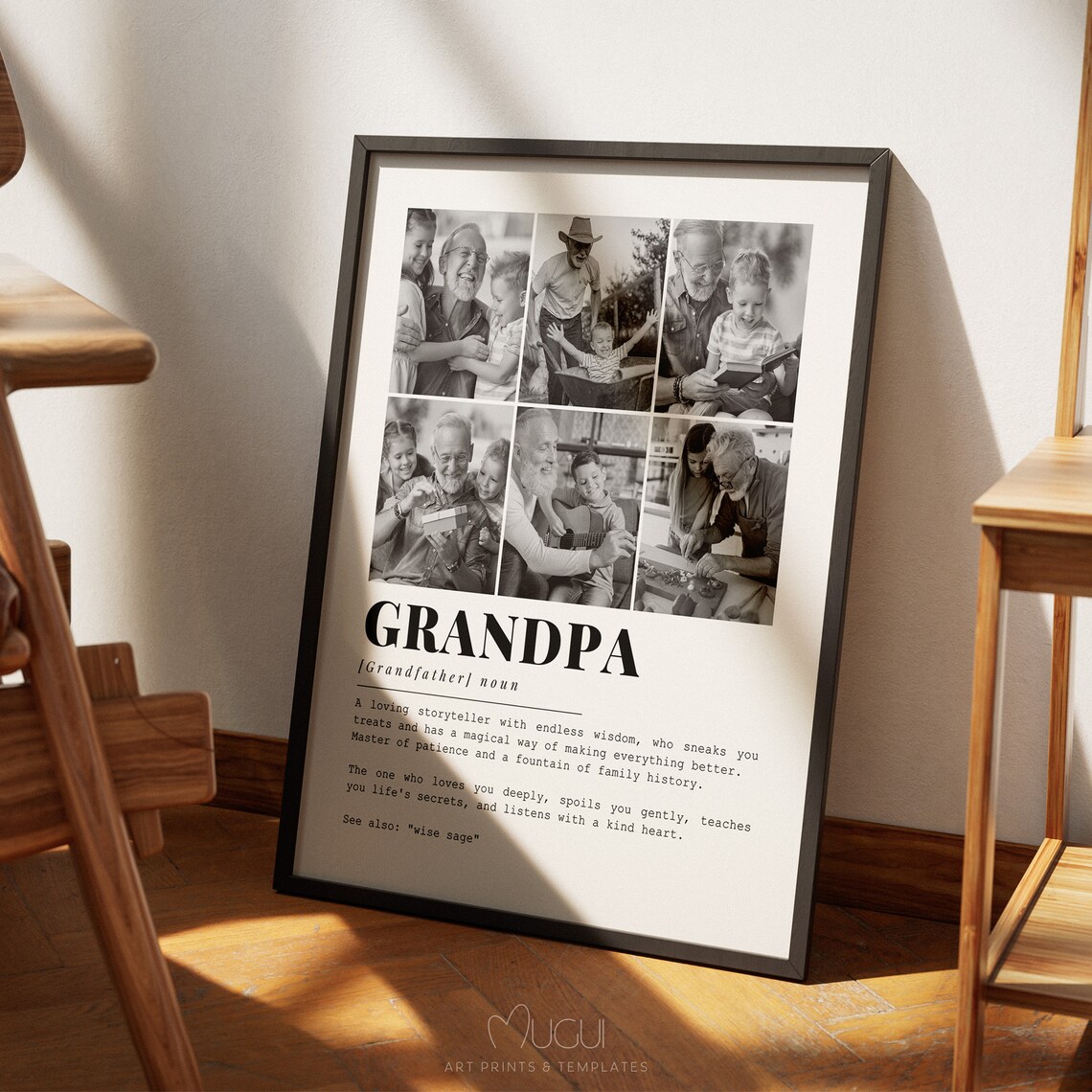 Grandpa Definition Poster, Father’s Day Gift - Image 3