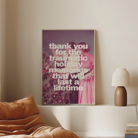 Funny Christmas Print Christmas Decor Christmas Wall Art Holiday Home Decor Gs Print Shoppe Wall Art
