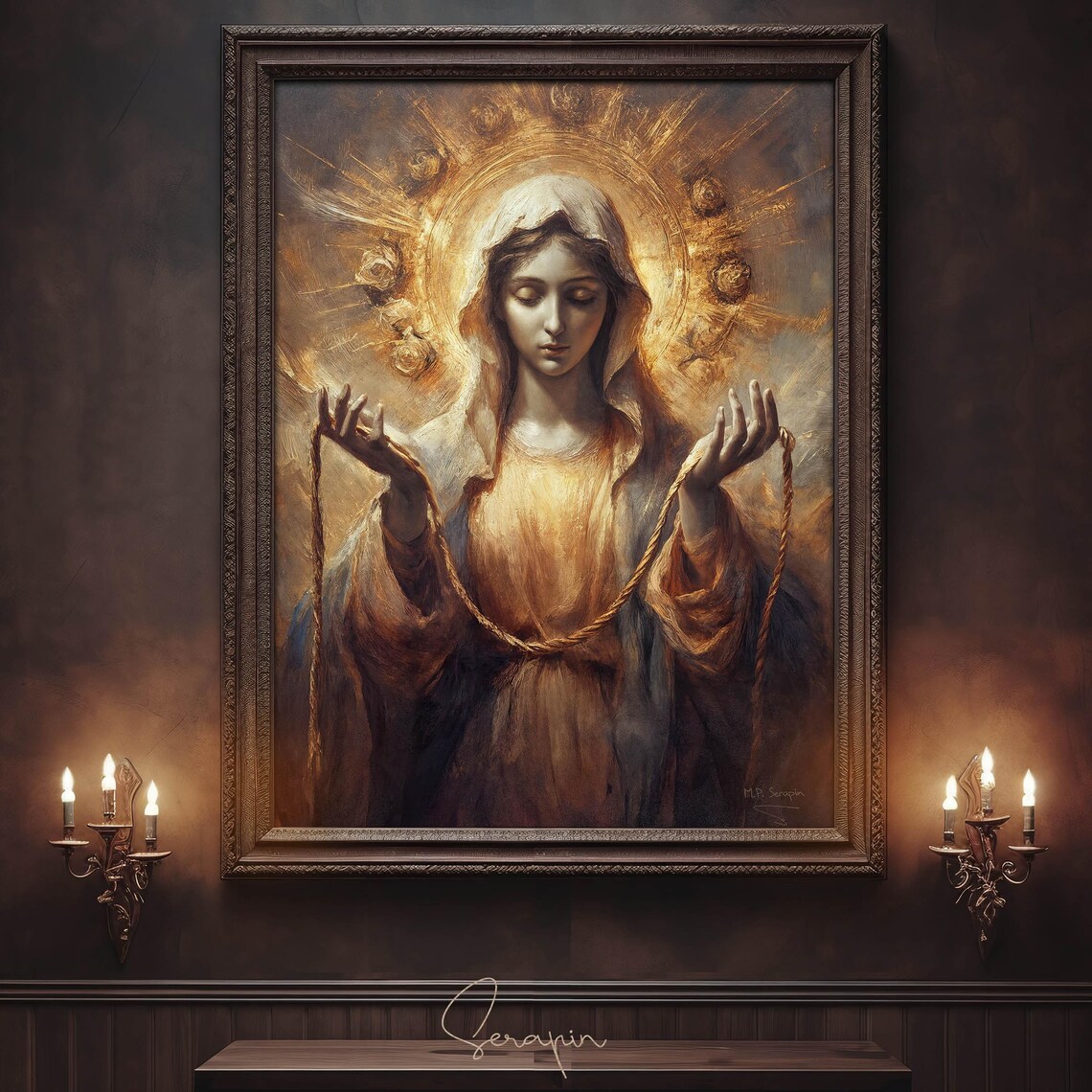 Undoer Of Knots Our Lady Blessed Virgin Mary Art Print - Image 6