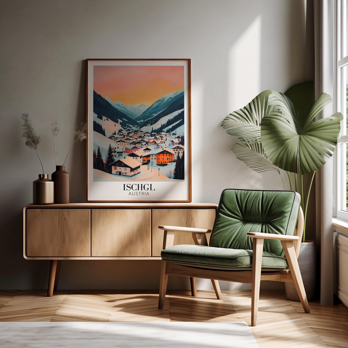 Ischgl Austria Travel Poster, Wall Art Print - Image 2