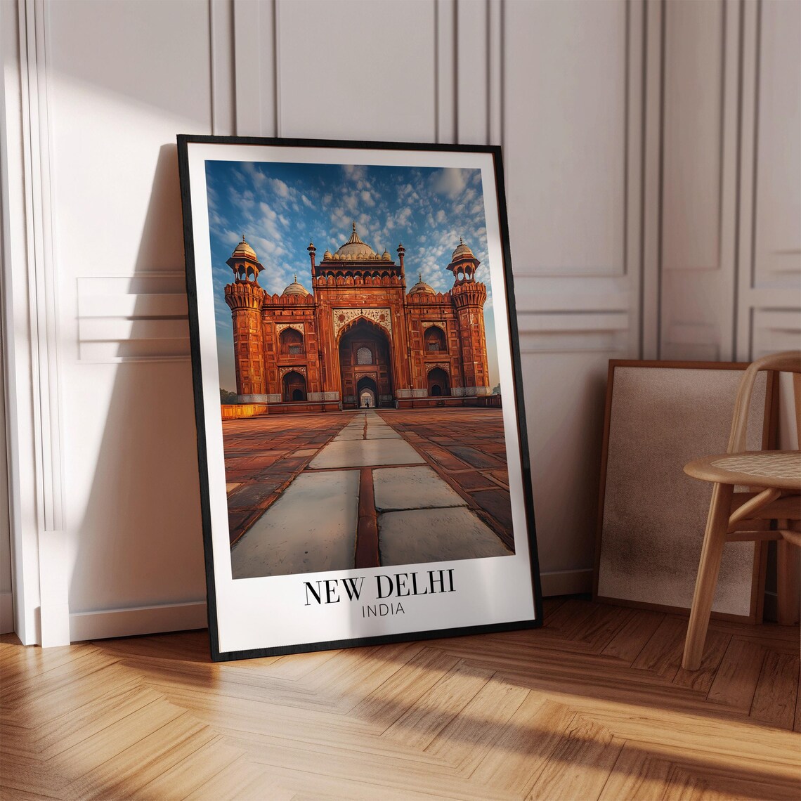 New Delhi India Red Fort Mughal Architecture Photography Poster - Image 4