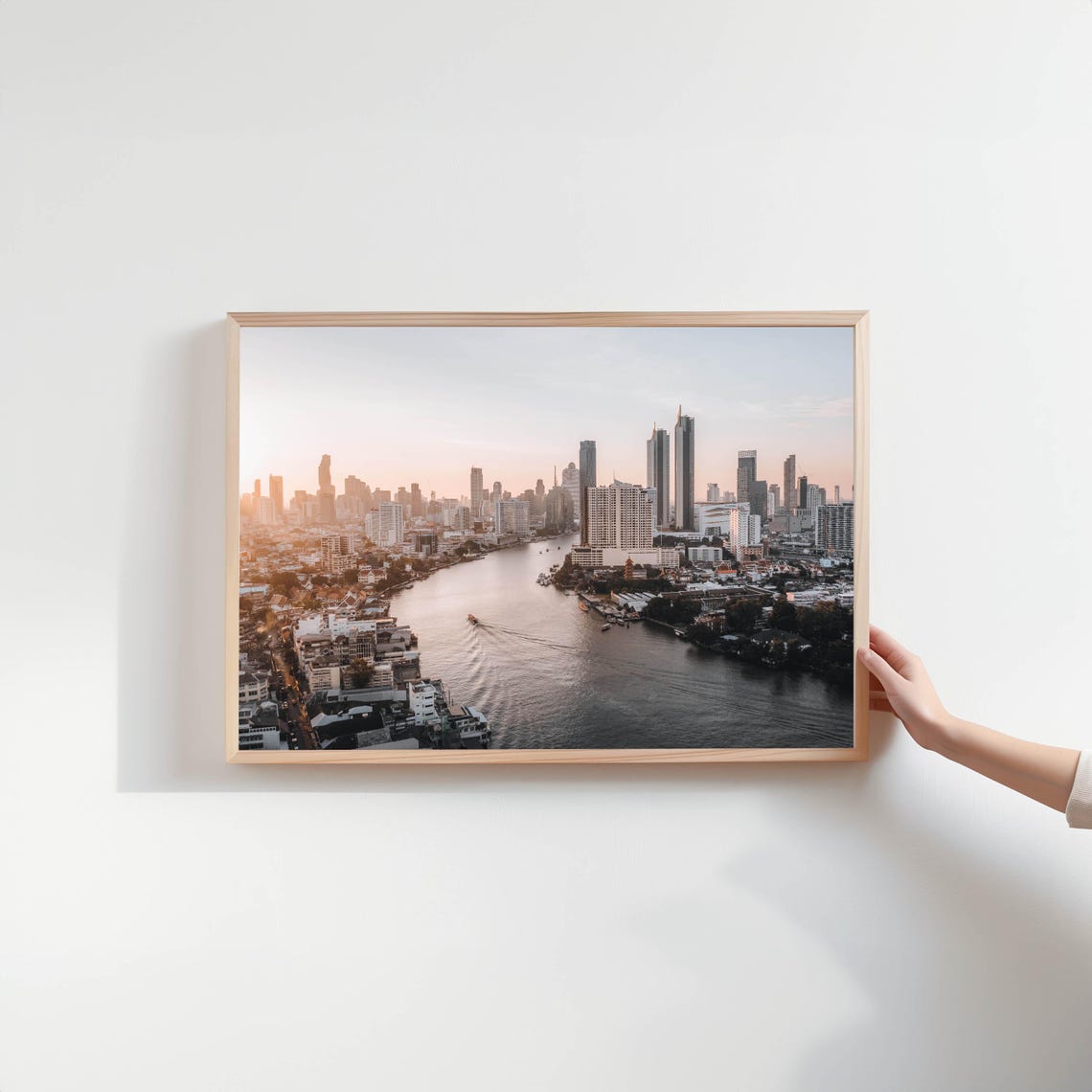 Bangkok Skyline Thailand South East Asia Street Photography Wall Art Print Modern Home Decor Art For Living Room Gift For New Home - Image 2