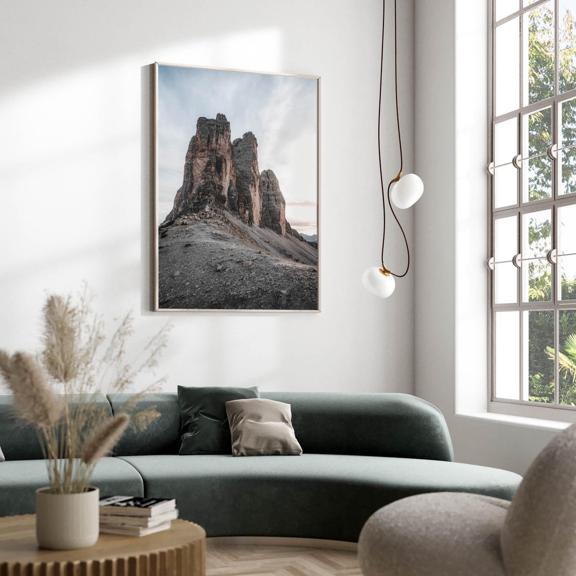 Tre Cime Di Lavaredo Towering Dolomites Italy Mountain Peaks Poster - Image 2