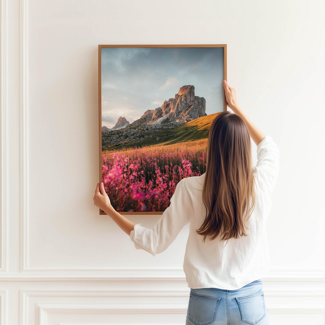 Passo Giau Dolomites Italian Alps, Mountain Art Print - Image 3