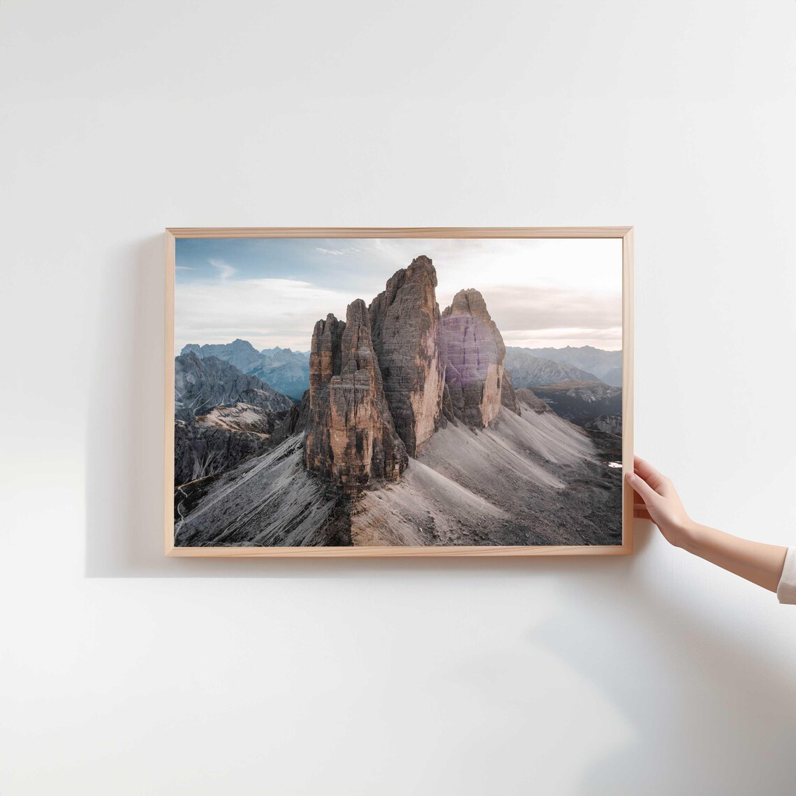 Tre Cime Di Lavaredo Italy Art Print, Dolomites - Image 2