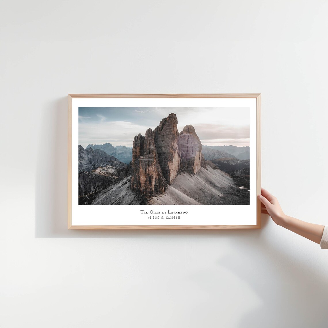 Tre Cime Di Lavaredo, Dolomites Travel Poster - Image 2