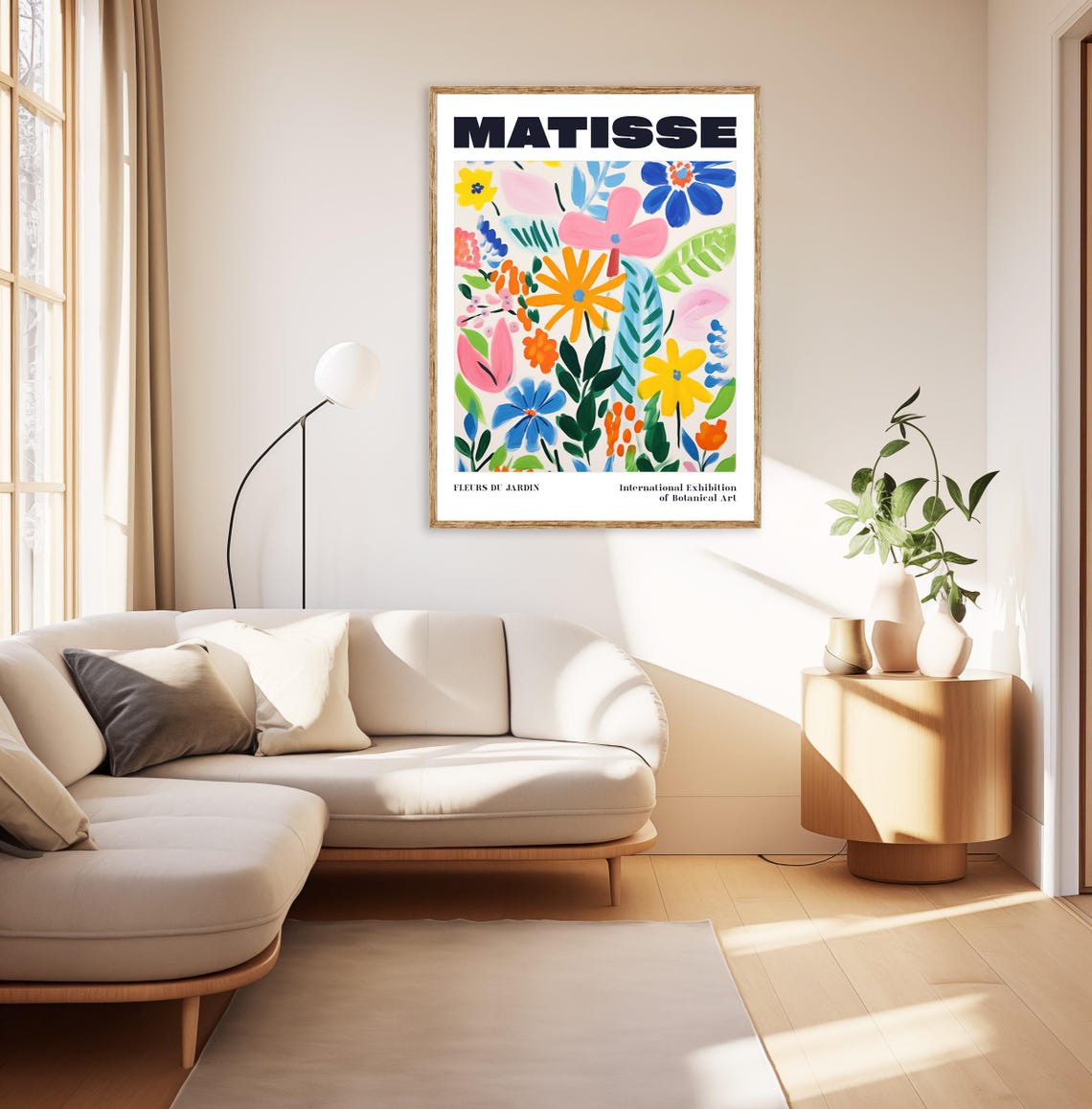 Matisse Fleurs Du Jardin Botanical Exhibition Floral Art Poster - Image 3