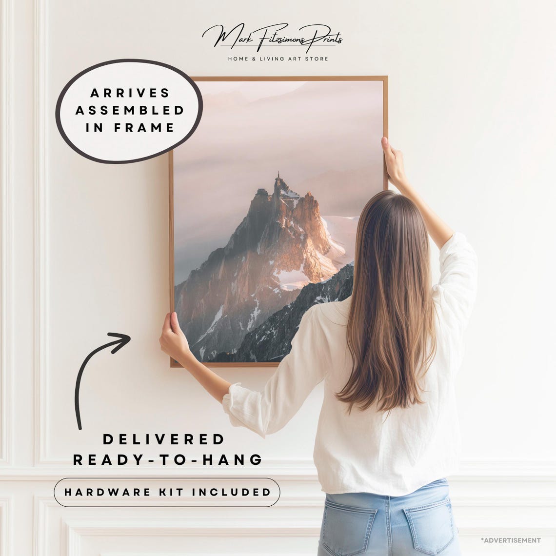Framed Custom Art Print Ready To Hang Premium Or Standard Wood Frame Personalised Museum Quality Print Made To Order Wall Art - Image 3