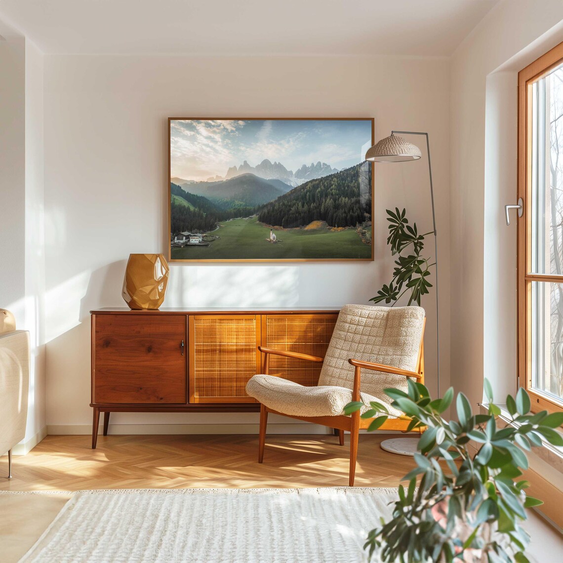 Santa Maddalena Church in Val di Funes Dolomites Italy Poster - Image 5