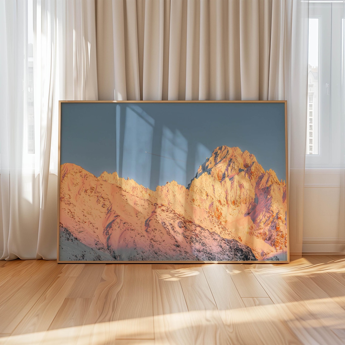 Mountain Sunset Print, Aiguille Du Chardonnet - Image 4
