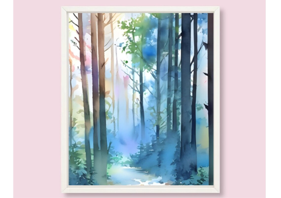 Custer State Park Watercolor Art Print, South Dakota - Image 6
