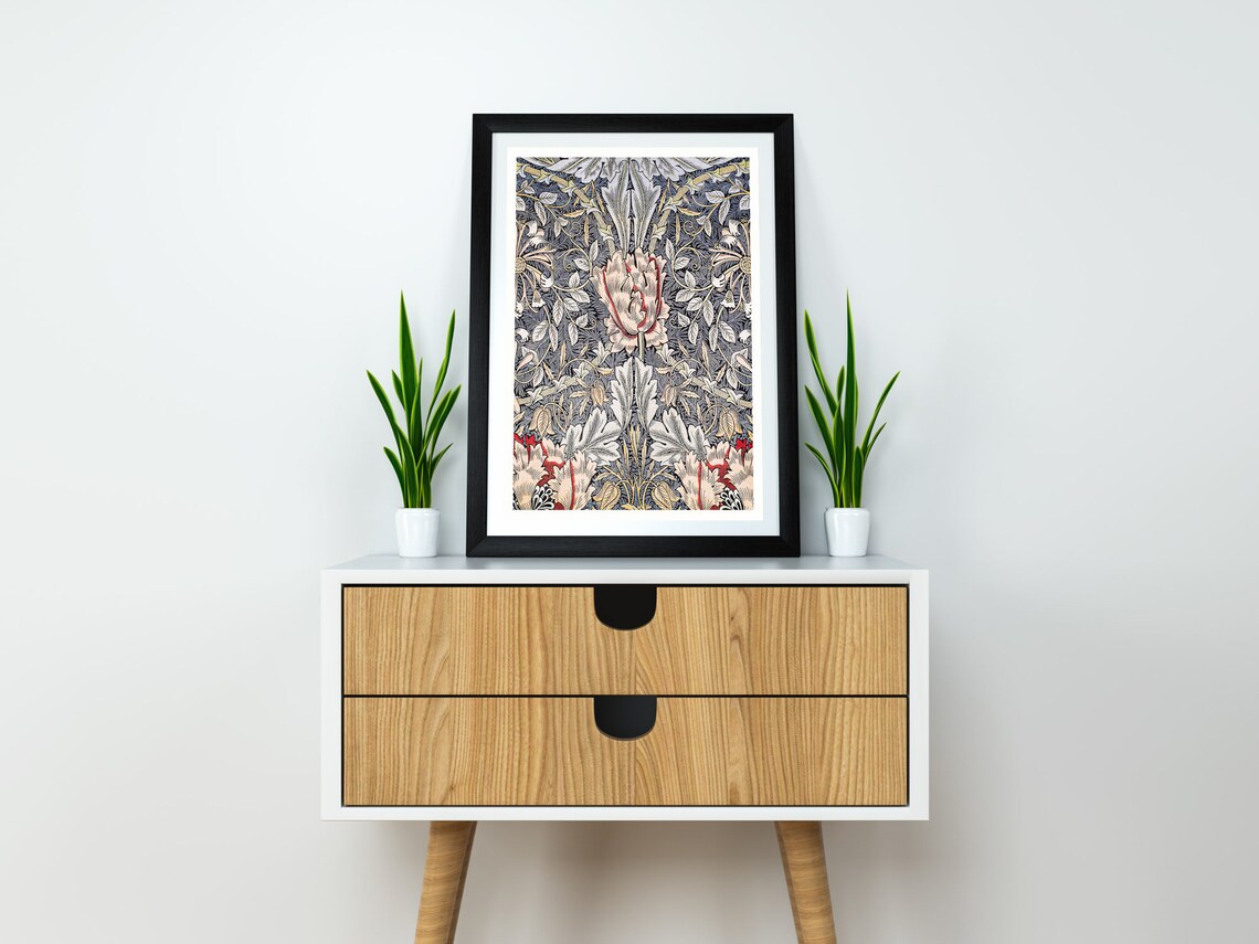 William Morris Exhibition Poster, Art Nouveau Print - Image 2