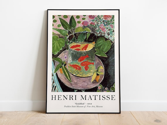 Matisse Goldfish Vintage Art Poster Print