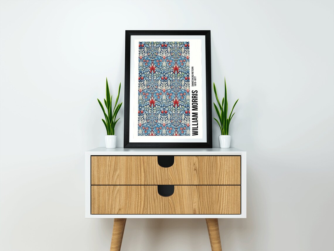 William Morris Snakeshead Pattern Art Nouveau Poster - Image 2