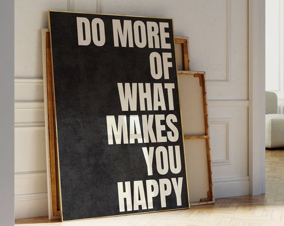 Trendy Wall Art Retro Aesthetic Home Decor Motivational Poster Large Art Prints Positive Quote Best Friend Gift