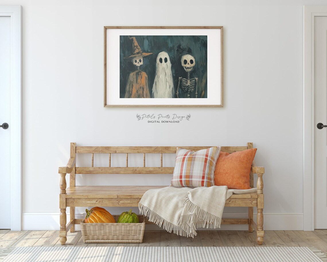 Witchy Decor Halloween Wall Art Poster Print - Image 3
