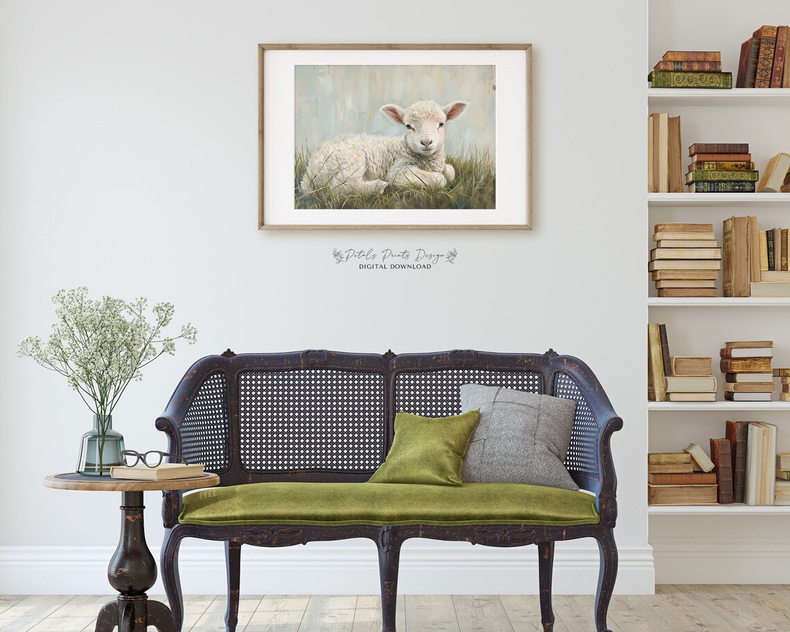 Vintage Spring Easter Prints, Rustic Wall Art - Image 2