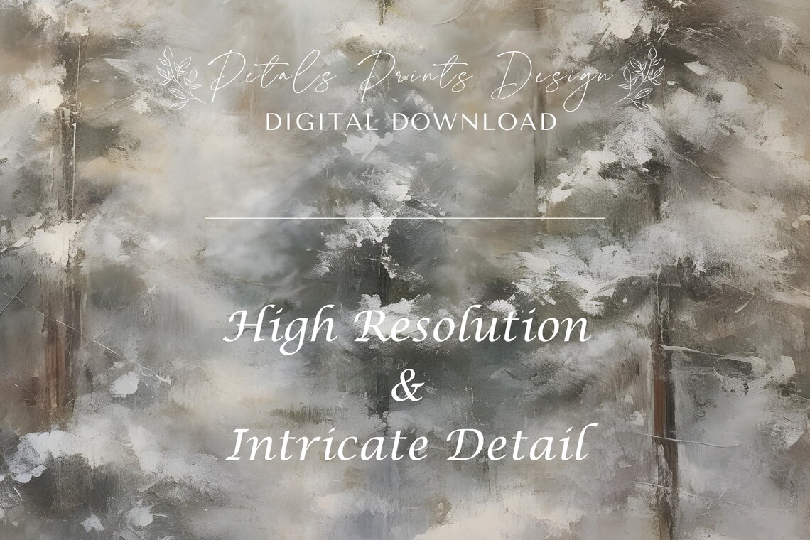 Christmas Pine Tree Rustic Vintage Holiday Art Print - Image 3