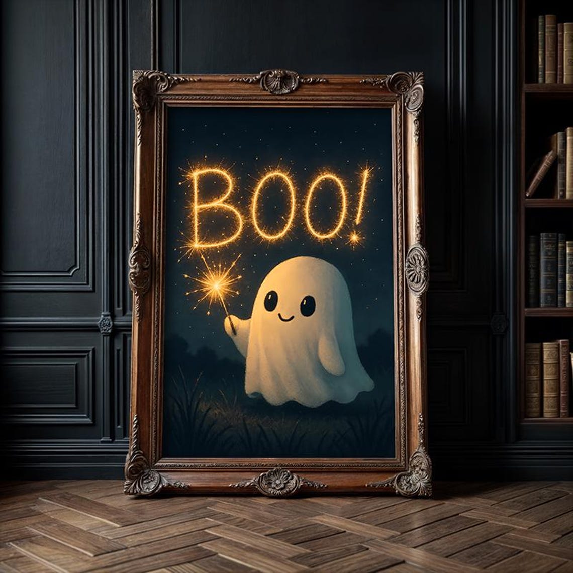 Cute Wall Art Gift Halloween Print