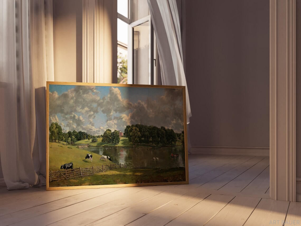 Wivenhoe Park, John Constable Landscape Art Print - Image 3