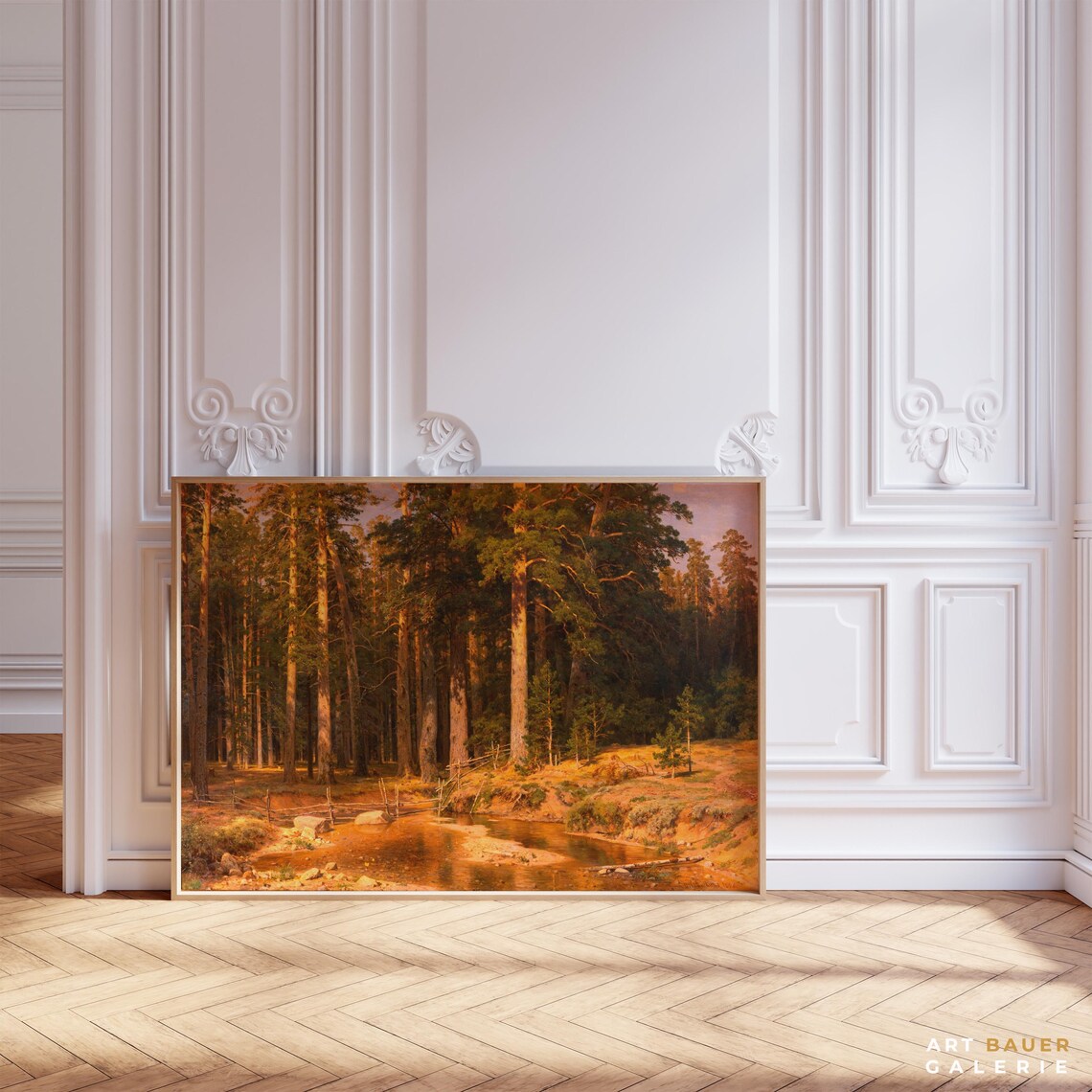 Mast Tree Grove Ivan Shishkin 1887 Russian Landscape Wall Decor Forest Painting Poster Print - Image 2