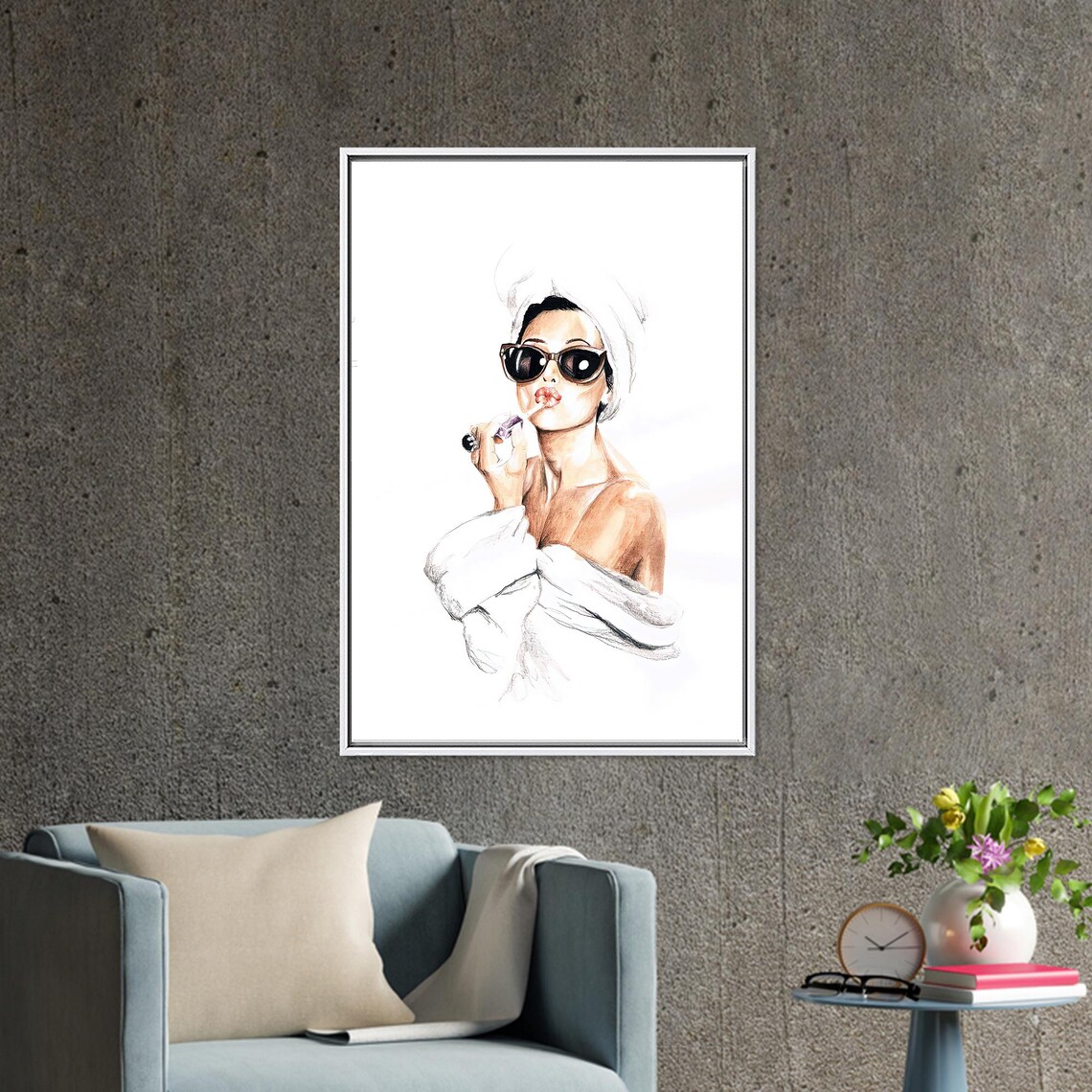 Audrey Hepburn Fashion Wall Art Decor, Gift - Image 4