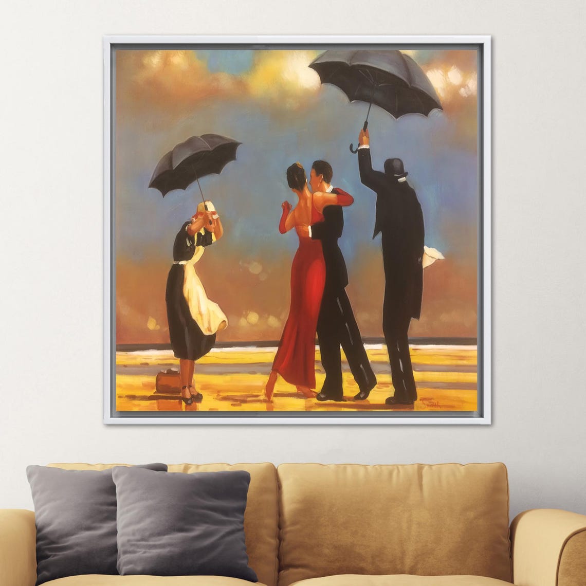 The Singing Butler Poster Print, Romantic Couple - Image 4