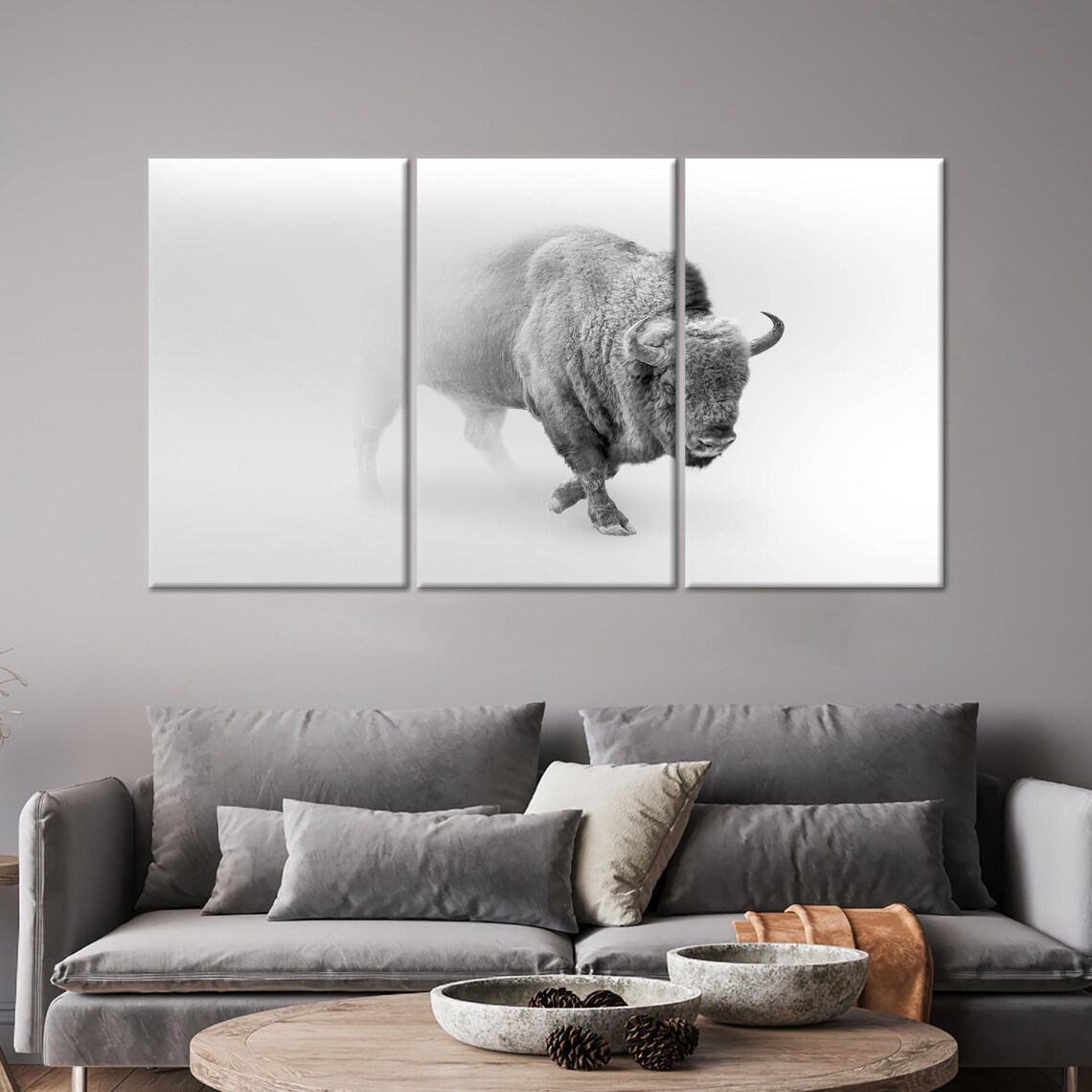 Buffalo Man Cave Wall Decoration, Wild Animal - Image 4