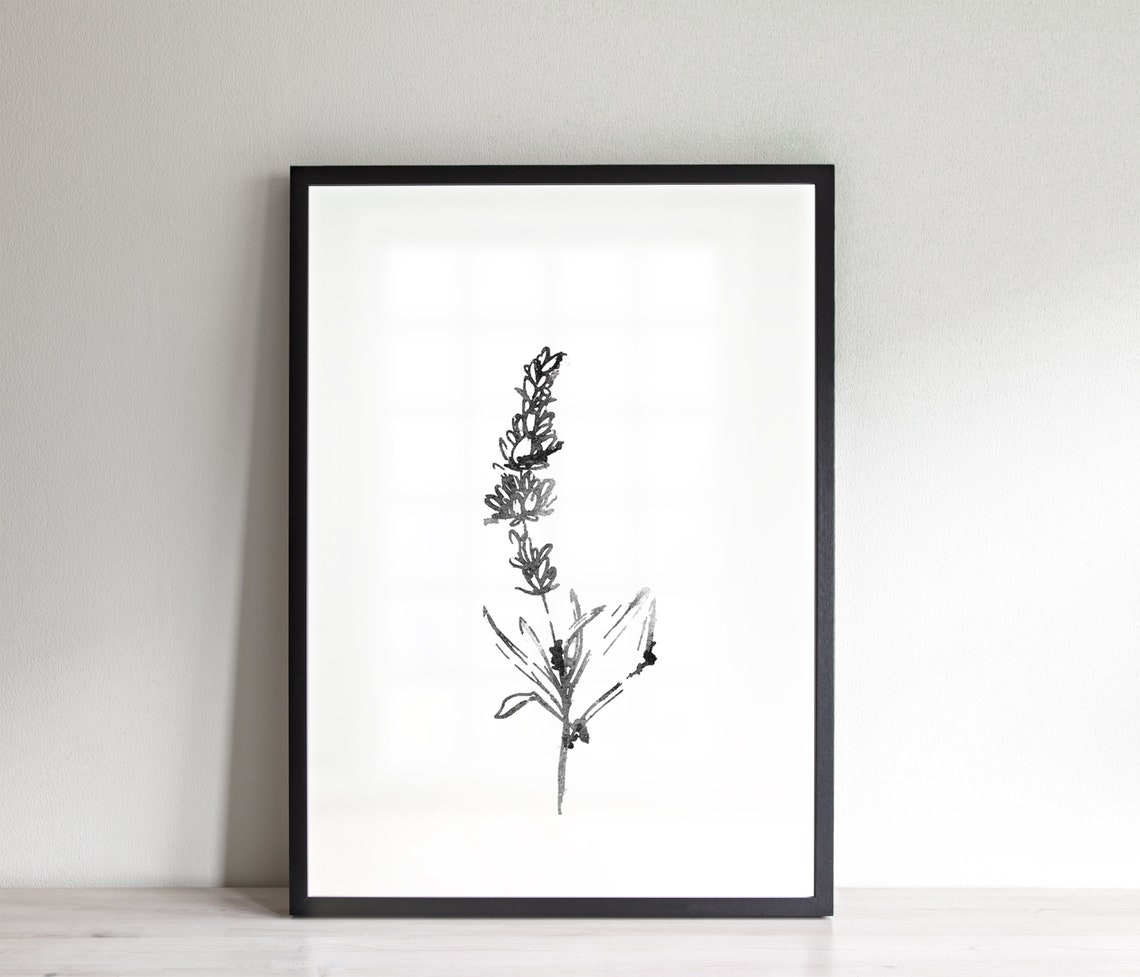 Watercolor Botanical Print Set, Farmhouse Wall Art Print - Image 2