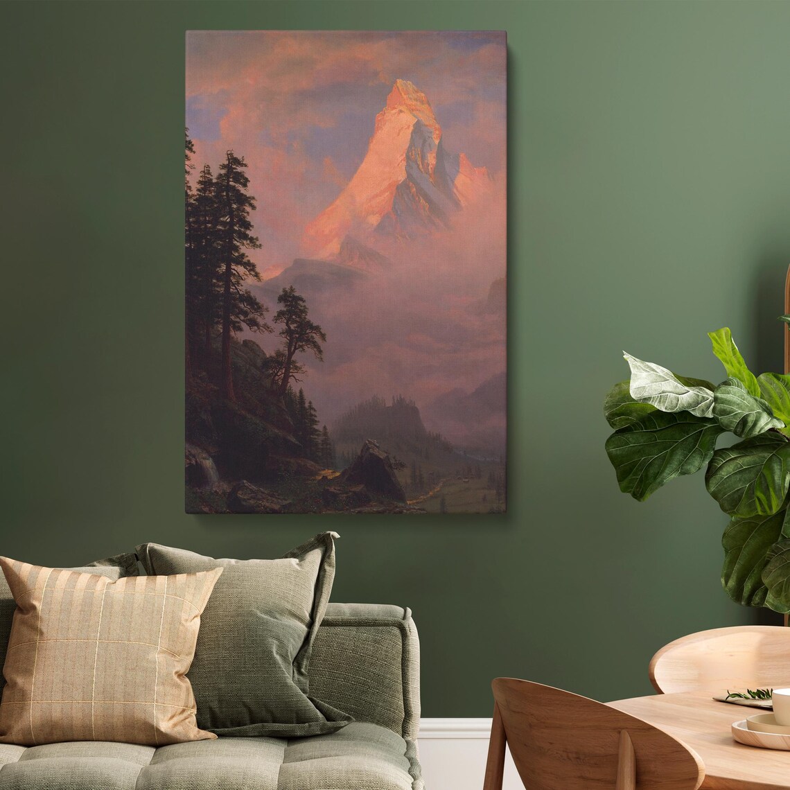 Sunrise On The Matterhorn, Mountain Landscape - Image 2
