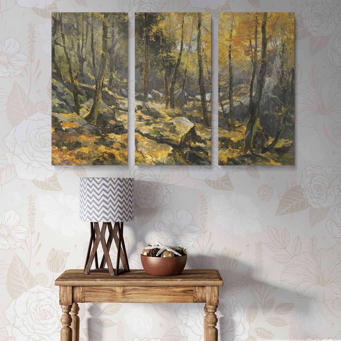Felsenmeer 1912 Landscape Painting, Wall Art - Image 3