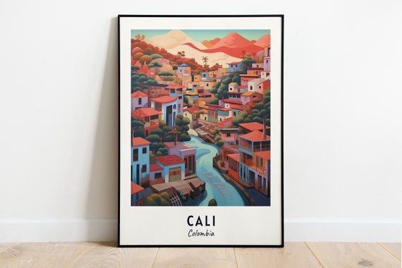 Cali Colombia Travel Gift Poster