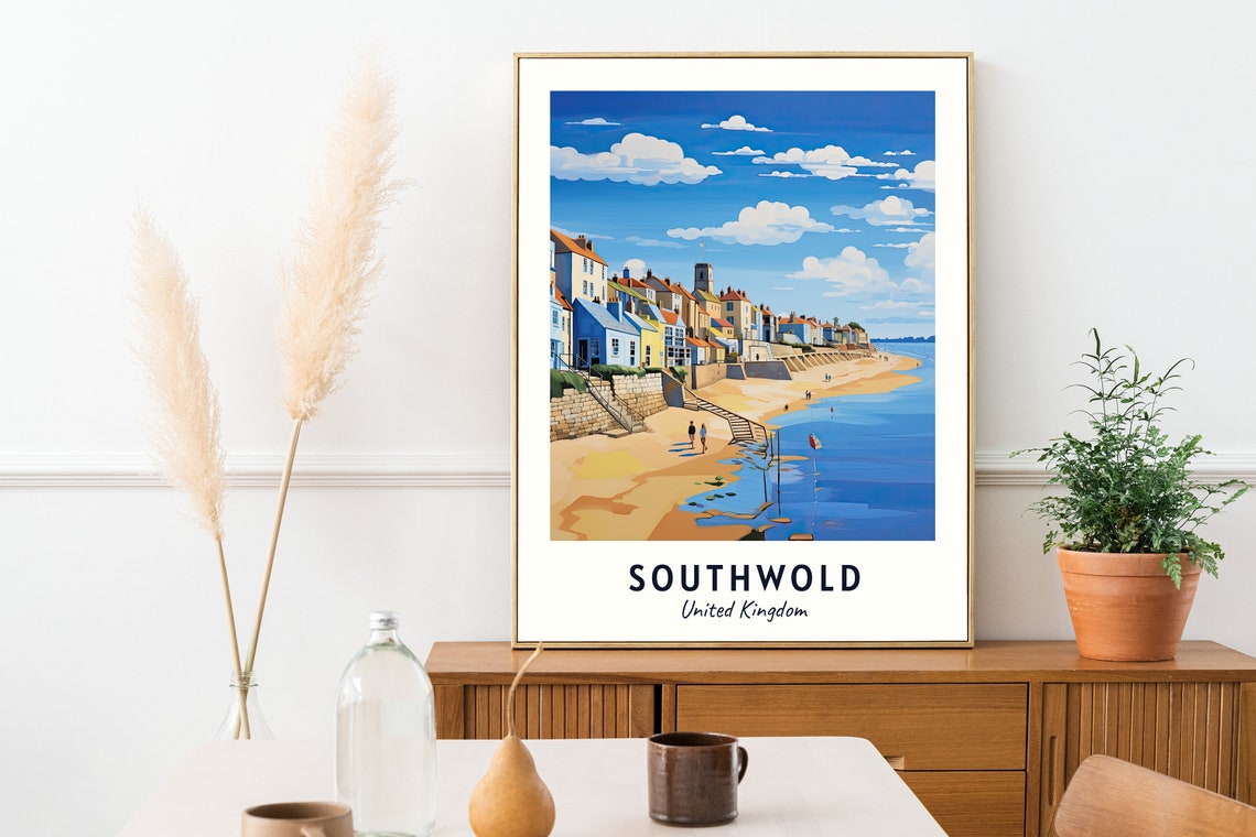 Southwold United Kingdom Travel Print Wall Art Southwold United Kingdom City Print Southwold United Kingdom Travel Gift Southwold - Image 2