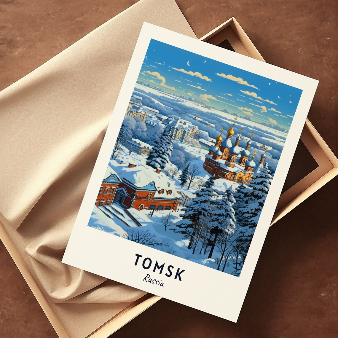 Tomsk State University Travel Poster, Tomsk Russia - Image 3