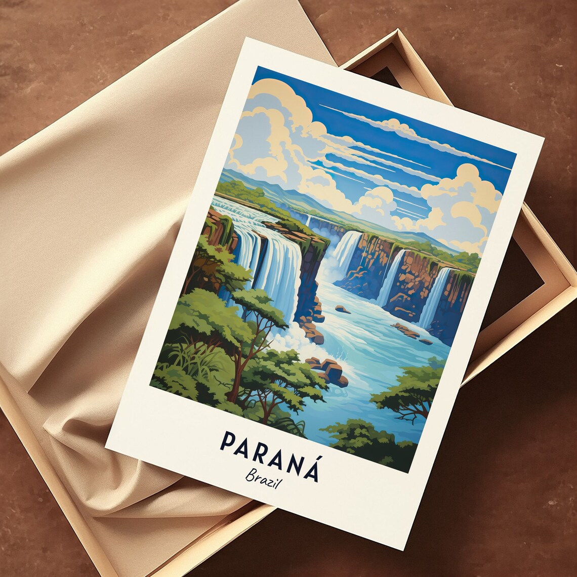 Paran Brazil Travel Poster, City Travel Print - Image 3