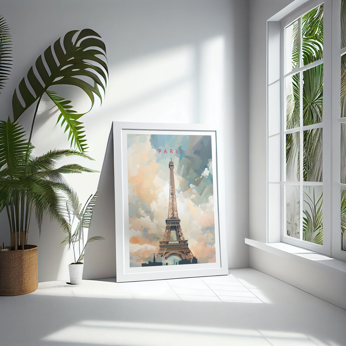 Paris Travel Poster, Eiffel Tower France Home Decor - Image 4