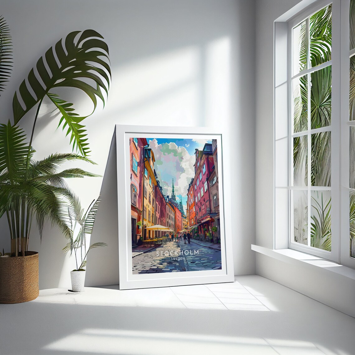 Stockholm Travel Poster, Sweden Home Decor - Image 4