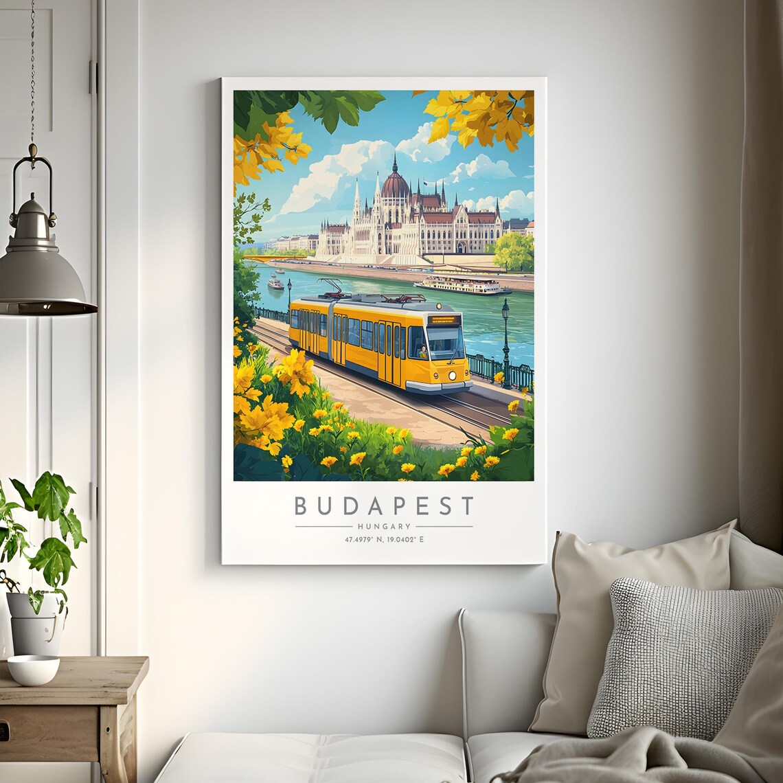 Budapest Travel Poster, Hungary Travel Poster - Image 2