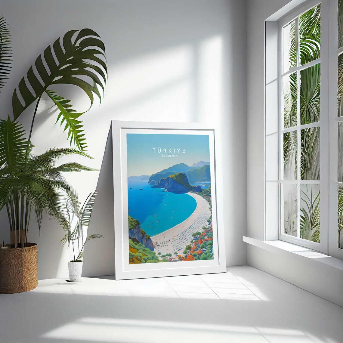 Oludeniz Travel Poster, Turkey Travel Print - Image 4