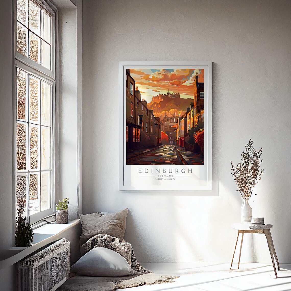 Edinburgh Travel Poster, Scotland Home Decor Print - Image 4