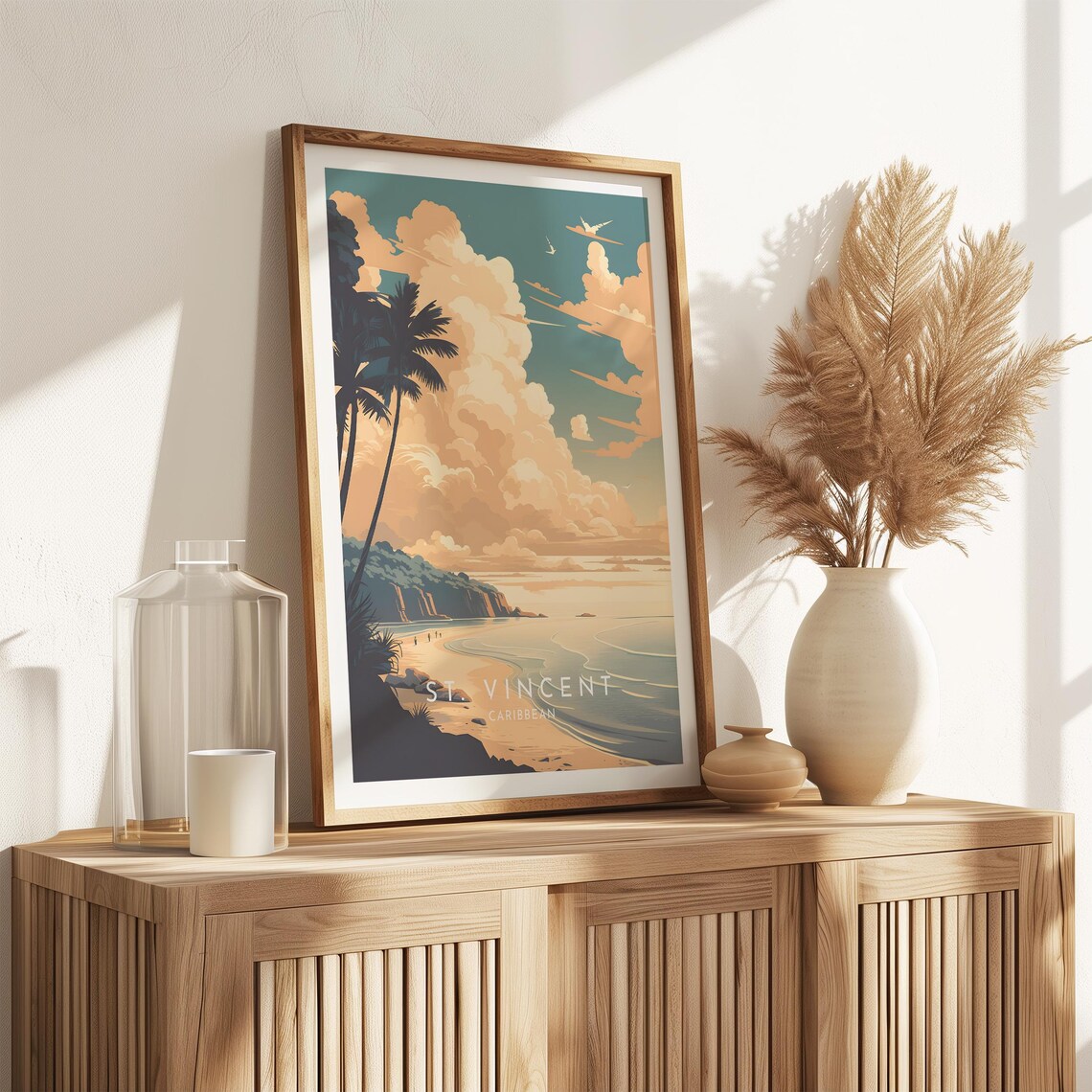 St Vincent Travel Poster, Caribbean Home Decor - Image 2