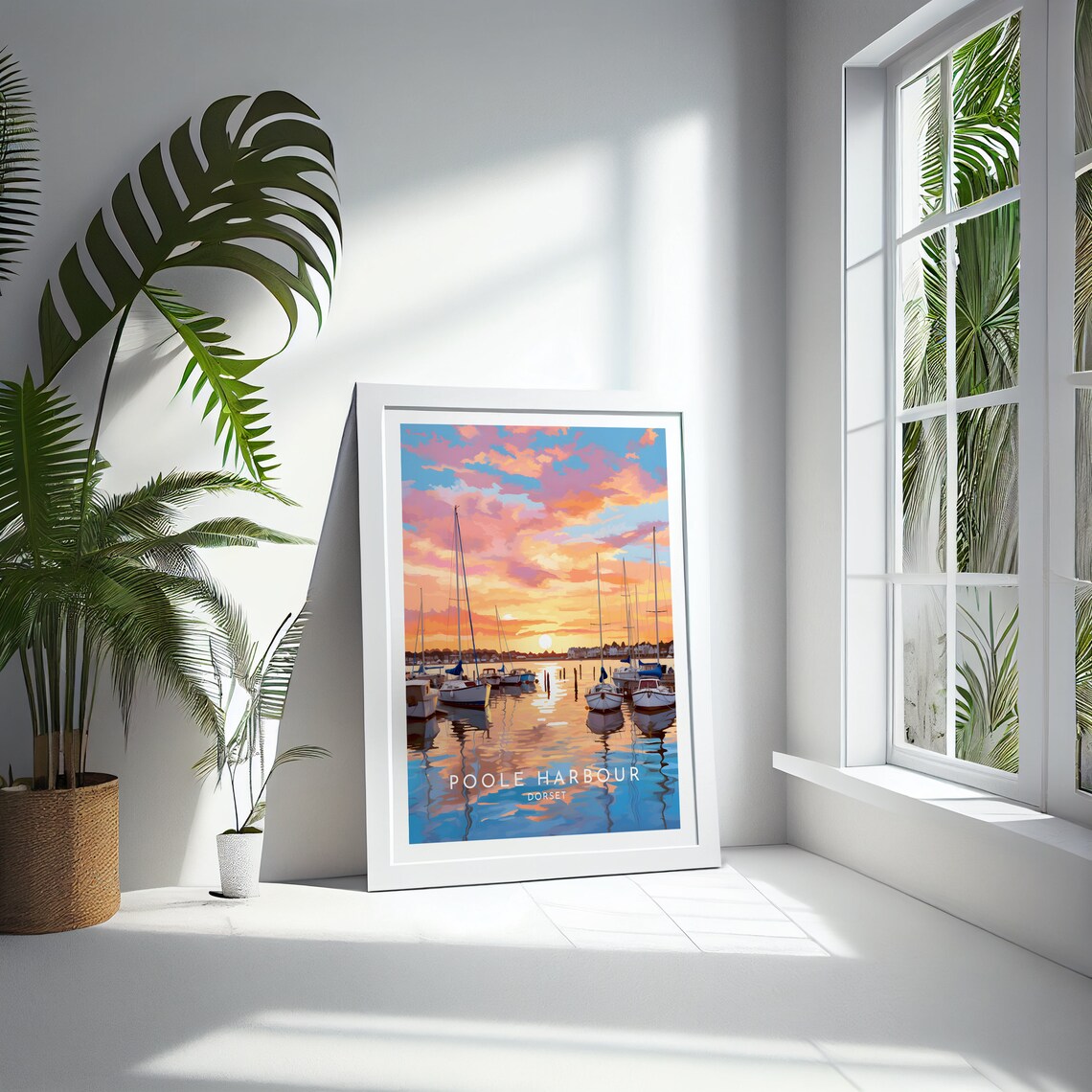 Poole Harbour England Dorset Travel Poster - Image 4