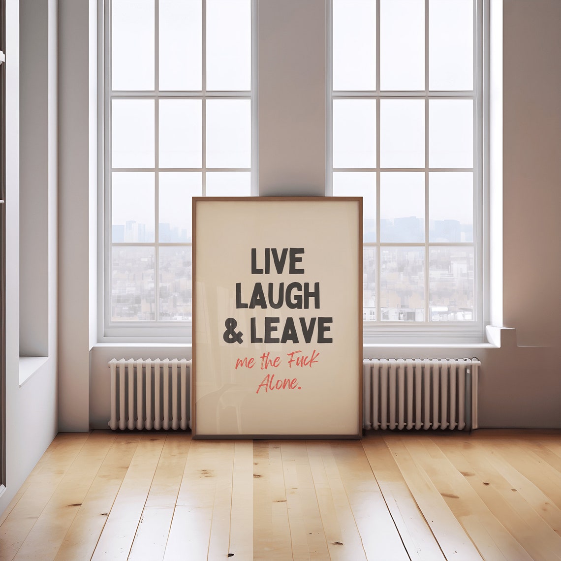 Abso Fucking Lutely Not My New Life's Motto Bold Funny Poster - Image 2
