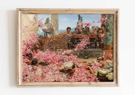 Lawrence Alma-Tadema Roses Of Heliogabalus Pink Petal Feast Poster