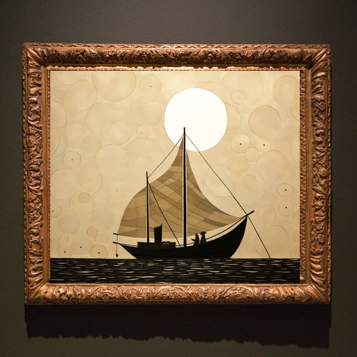 Vintage Sailboat Designs, Nautical Travel Poster