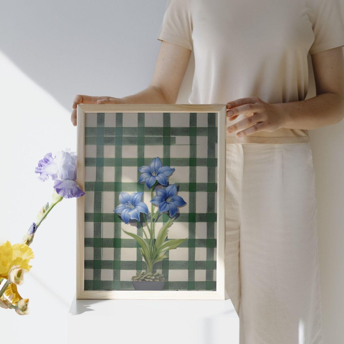 Blue Bells Print, Botanical Floral Illustration - Image 3