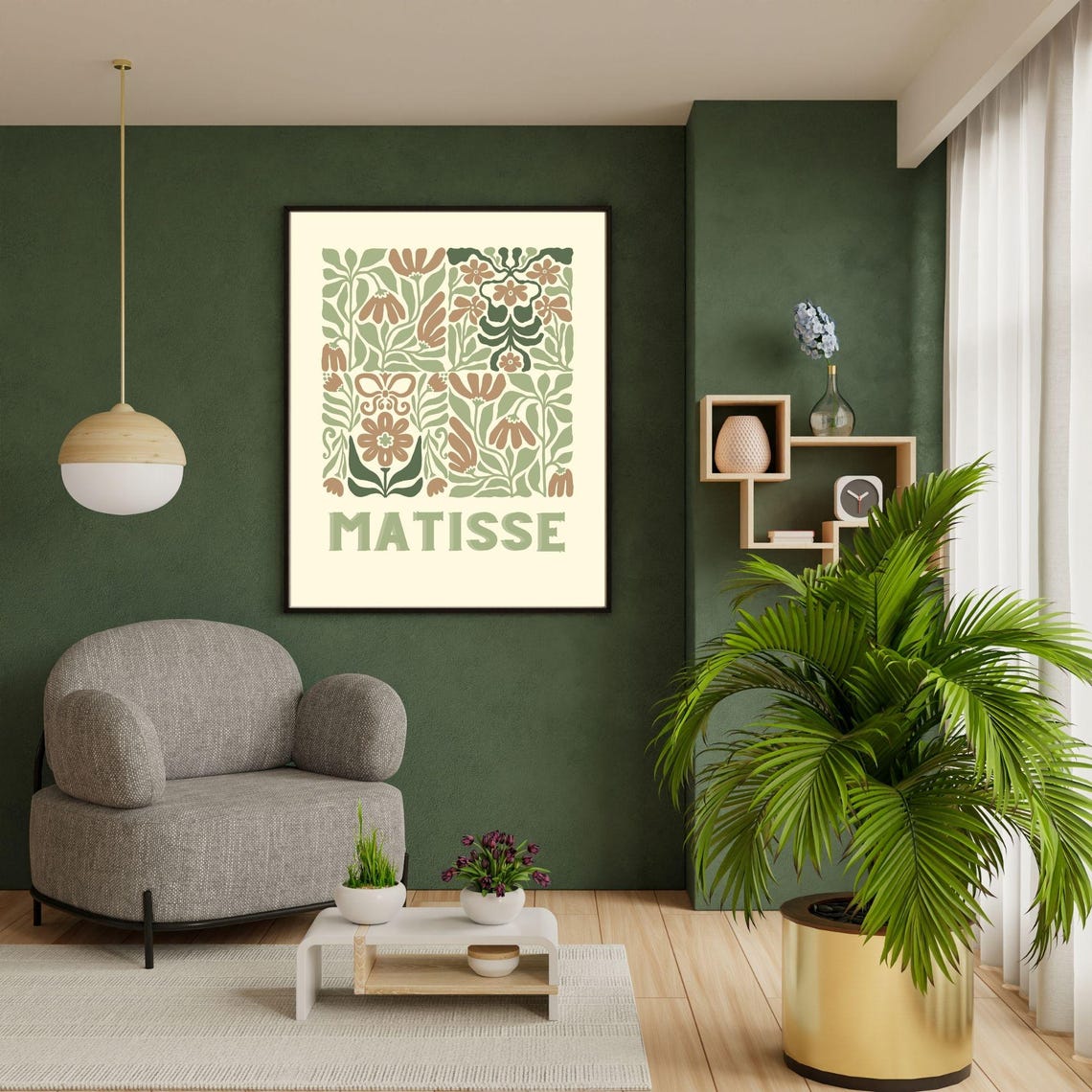 Bold And Colorful Abstract Decor Matisse Artwork Henri Matisse Inspired Abstract Art Modern Wall Decor - Image 6