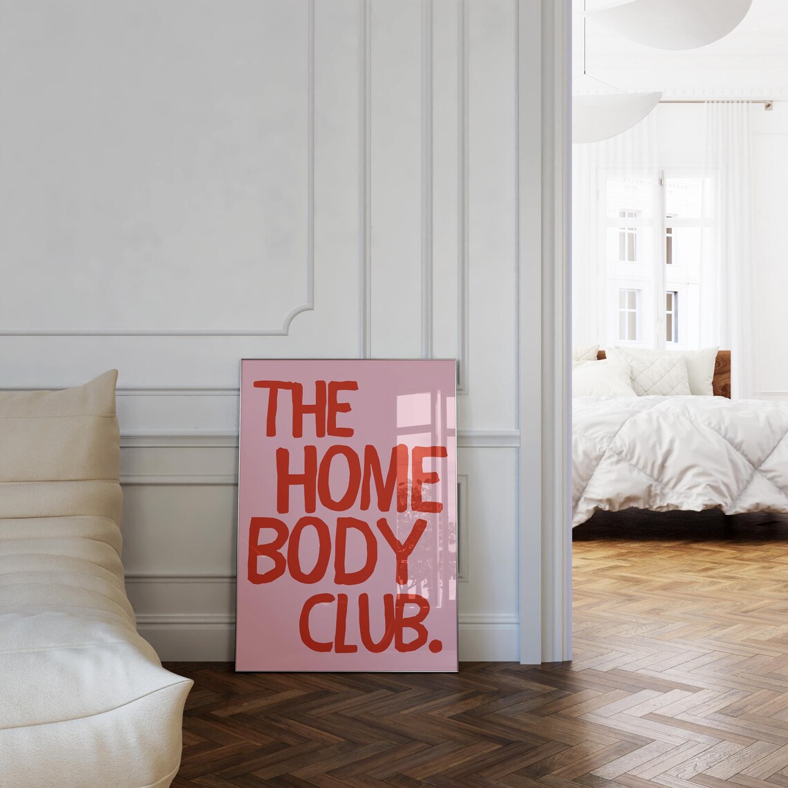 The Homebody Club Retro Quote Poster Print - Image 4